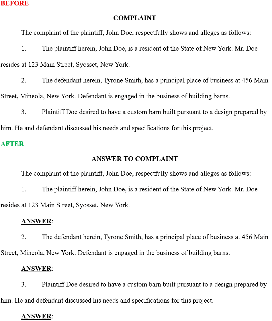 Response Generator can generate answer paragraphs for a complaint